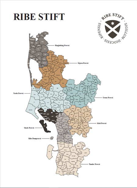 Billede af hele Ribe Stift