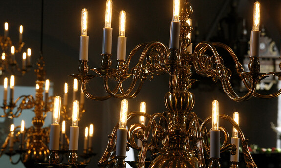 Billede af lysekroner