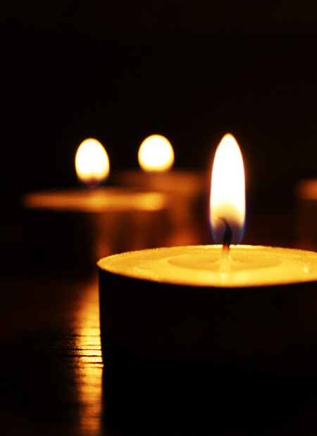 Billede af stearinlys